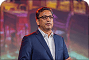 Image of Himanshu Palsule is the Chief Executive Officer of Cornerstone, speaking on stage at an event.